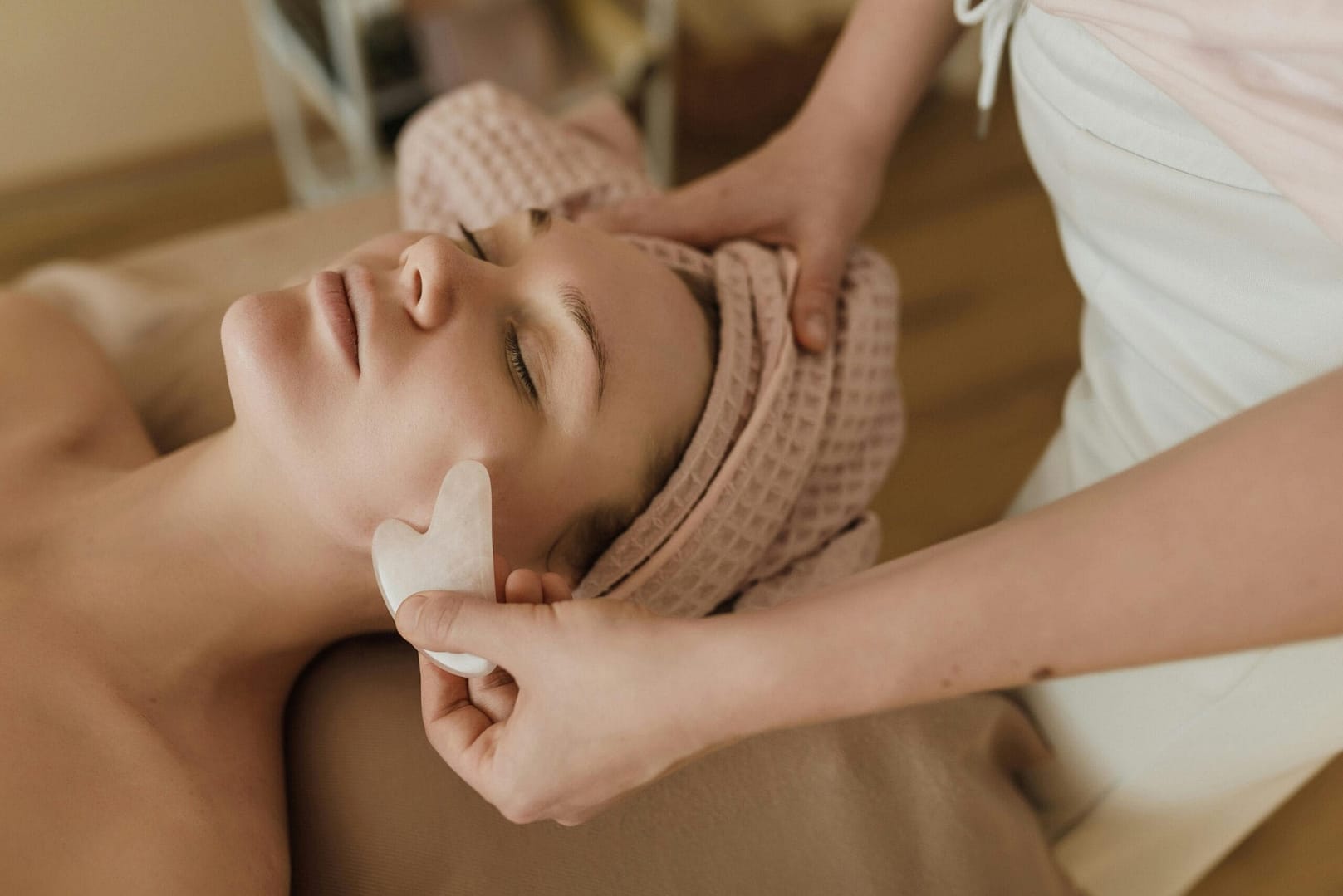 Customized facial treatment at Bella Noor Skincare NYC